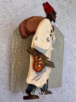 MARQUES Guilherme d'Oliveira (1887-1960) -SCULPTURE BOIS PEINT-AFRICANISME TBON