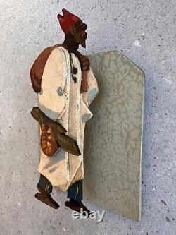MARQUES Guilherme d'Oliveira (1887-1960) -SCULPTURE BOIS PEINT-AFRICANISME TBON