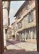 M. Sartre. Vue Ruelle De Village Peinture Huile Sur Panneau De Bois