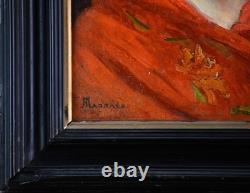 Madrazo. École Espagnole vers 1900. Portrait de femme