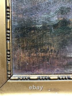 Marine Style Impressionniste Signée Datee 26 Huile Sur Bois