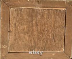 Maurice BARLE (1903-1961) Bateaux amarrés Peinture Huile sur panneau signée