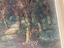 Maurice Vagh-Weinmann (1899-1986) Huile sur panneau Signée Sous-bois XX