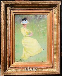 Maxime FAIVRE, tableau, femme, impressionnisme, portrait, Belle époque