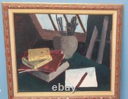 Morin-Jean (1877-1940), Un Coin d'atelier, 1919, huile sur bois