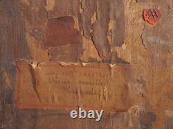 Moulin en Hollande. Auguste ANASTASI (1820-1889). Peintre français école barbizon