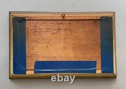 Nature morte aux cerises, huile sur panneau signée Moretti, tableau, peinture