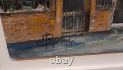 Opme 63 Puy-de-Dôme Auvergne Huile sur bois par C. Reverdeau 47,5 × 65,5 cm