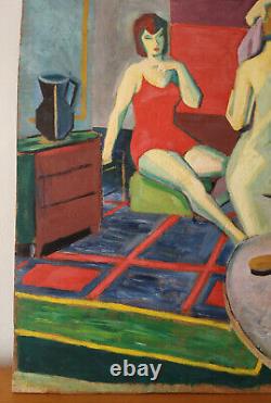 PIERRE LACROUX, peintre SENSUALISTE Le matin