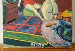 PIERRE LACROUX, peintre SENSUALISTE Le matin