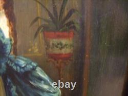 Paire Tableaux XIXèm Elegantes Napoléon III DLG Eugène Accard, Auguste Toulmouche