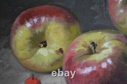 Paul BAUDRY (1828-1886) Belle Nature morte aux pommes