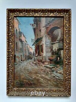 Paul Levere ou Paul Levéré (1875 1949) Huile sur bois Fontaine à Cuers