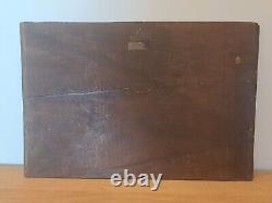 Paysage Montagnard, Huile Sur Bois, Signé, XIX°