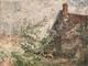 Peinture Huile 1900 Bois Impressionniste Impressionnisme Paysage Maison Ancien