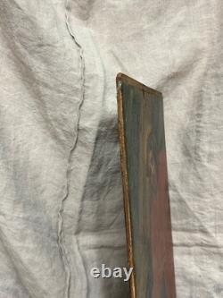 Peinture Sur Bois Christ Vintage