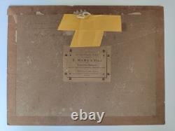 Peinture à l'huile sur bois d'Alfred-Éloi Auteroche