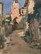 Peinture Huile Panneau 1950 Paysage Post Impressionniste Bruniquel Painting Bois