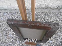 Peinture huile sur bois. Nature morte florale style expressionniste, 1907. Signée