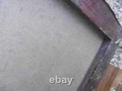 Peinture huile sur bois. Nature morte florale style expressionniste, 1907. Signée