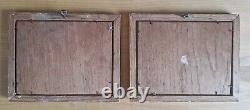 Peinture sur Bois Tableau Peintre Paysage de campagne en bord de mer