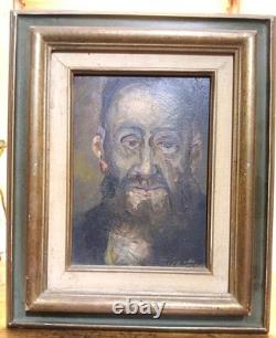 Peinture sur bois signée Walter Spitzer, peintre polonais (1927/2021)