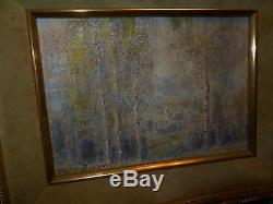 Peinture tableau PAUL BOCQUET impressionnisme paysage Champagne