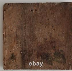 Petit tableau sur bois, ex-voto, XVIIIe siècle, école italienne Petit tableau sur bois, ex-voto, XVIIIe siècle, école italienne