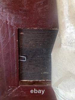Petite peinture ancienne XIXe siècle Huile sur panneau de bois Signée