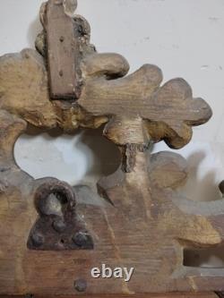 Pietà. Huile Sur Cuivre. Cadre D'époque En Bois Sculpté Et Doré. Espagne. Xviie