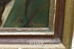 Portrait D'un Homme Par Josef TIPPKEMPER (1892-) Huile Sur Bois, München