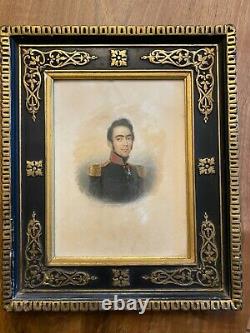 Portrait Militaire 1793 1870 & Empire & Dessin Aquarelle & A identifier & XIX