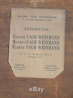 Portrait d'homme. Tableau orientaliste de Nandor Vagh-Weinmann (1897-1978)