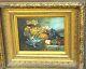 R. Mario. Nature Morte Aux Fruits. Peinture Huile Sur Panneau De Bois