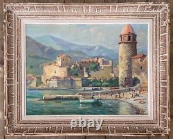 R Pavard le port de Collioure