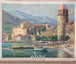 R Pavard le port de Collioure