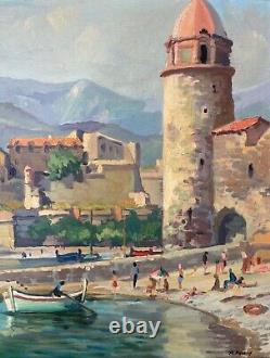 R Pavard le port de Collioure