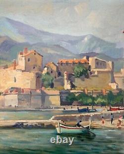 R Pavard le port de Collioure