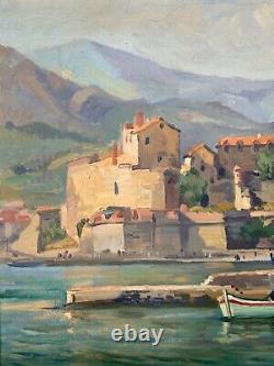 R Pavard le port de Collioure