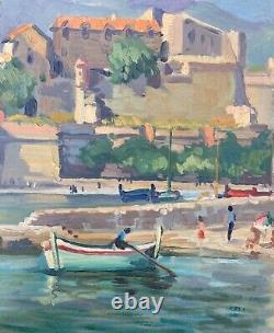 R Pavard le port de Collioure