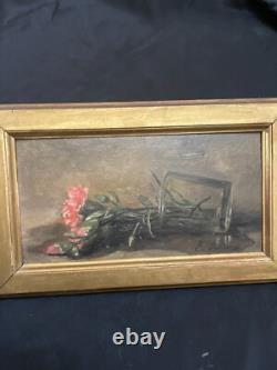 Rare Tableau Ancien Eugenie GUINDON