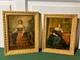 Rare Paire De Portraits Madame De Montespan Et Anne D'autriche, Huile Sur Bois
