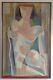 Raymond Trameau Rare Grand Tableau Hst 1967 Abstraction Cubiste Picasso 100x64cm