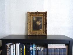 SUPERBE PEINTURE IMPRESSIONNISTE XIXe-MARÉCHAL FERRANT & CHEVAL EN PLEIN FERRAGE