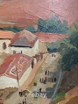 S. PEYROT Paysage, Village En Algérie 1940