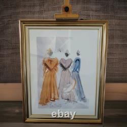 Superbe Aquarelle Les Arlésiennes Signée Juan Benito