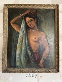 Superbe Oeuvre Guy Leflorentin (1905-1978) Orientalisme
