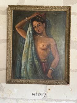Superbe Oeuvre Guy Leflorentin (1905-1978) Orientalisme