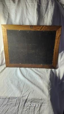 Superbe peinture à l'huile sur toile, scène marine romantique grand voilier au