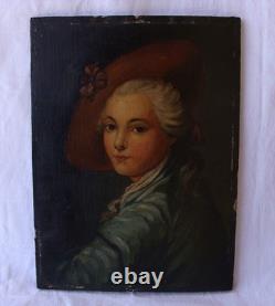 Superbe tableau huile sur bois époque XIXe Art collection antiquité